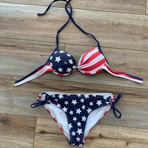 American Flag Bikini Set Size Small/Medium